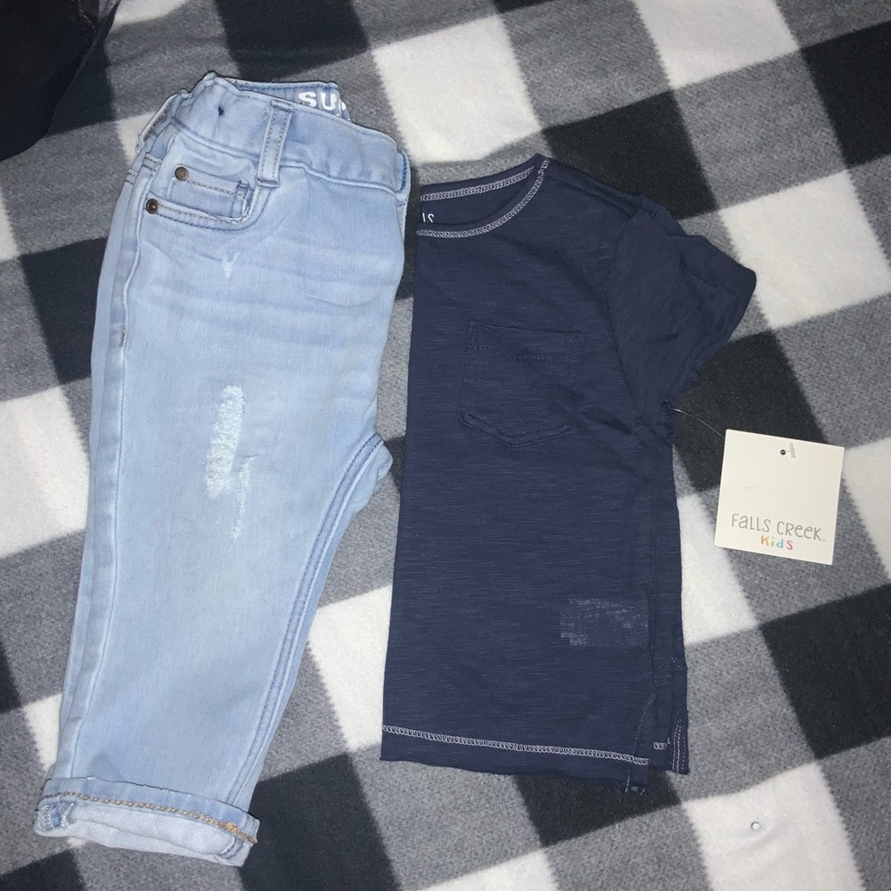 Fall creek Kids Shirt Denim Jeans For baby’s